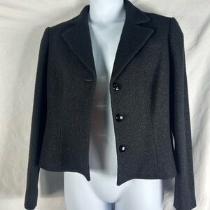 Lauren Ralph Lauren Black Sparkle Blazer